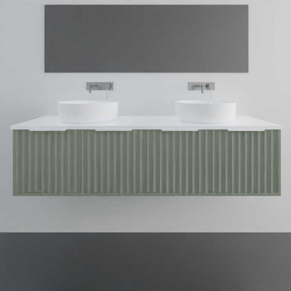 Marquis Peak8 Wall Hung Vanity - 1500 Double Bowl | The Blue Space