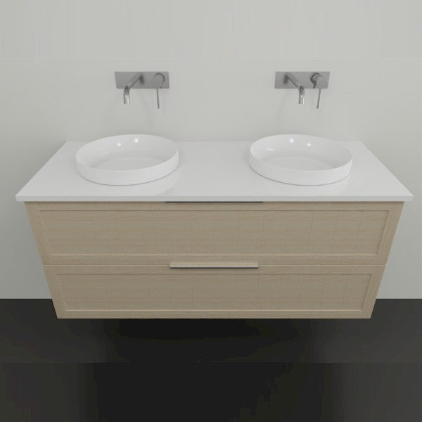 Marquis Pier Wall Hung Vanity - 1200 Double Bowl | The Blue Space