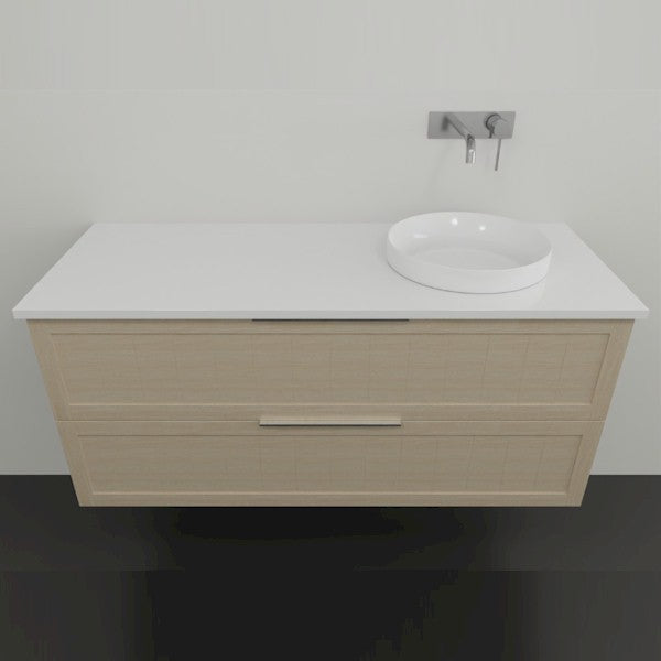 Marquis Pier Wall Hung Vanity - 1200 Offset Bowl | The Blue Space