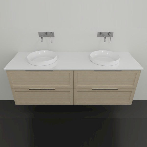 Marquis Pier Wall Hung Vanity - 1500 Double Bowl | The Blue Space