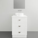 Marquis Provincial1 3 Drawer Floor Standing Vanity - 600mm Centre Bowl | The Blue Space
