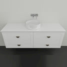 Marquis Provincial12 4 drawer Wall Hung Vanity - 1500mm Centre Bowl | The Blue Space