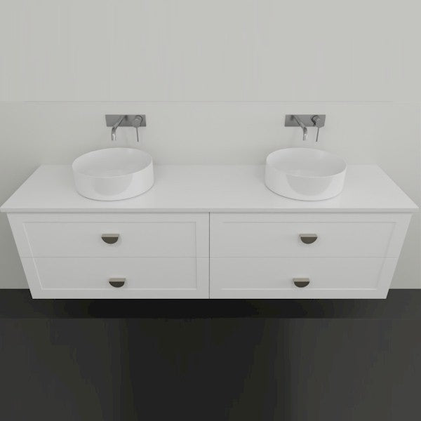 Marquis Provincial17 4 drawer Wall Hung Vanity - 1800mm Double Bowl | The Blue Space