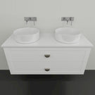 Marquis Provincial8D 2 drawer Wall Hung Vanity - 1200mm Double Bowl | The Blue Space