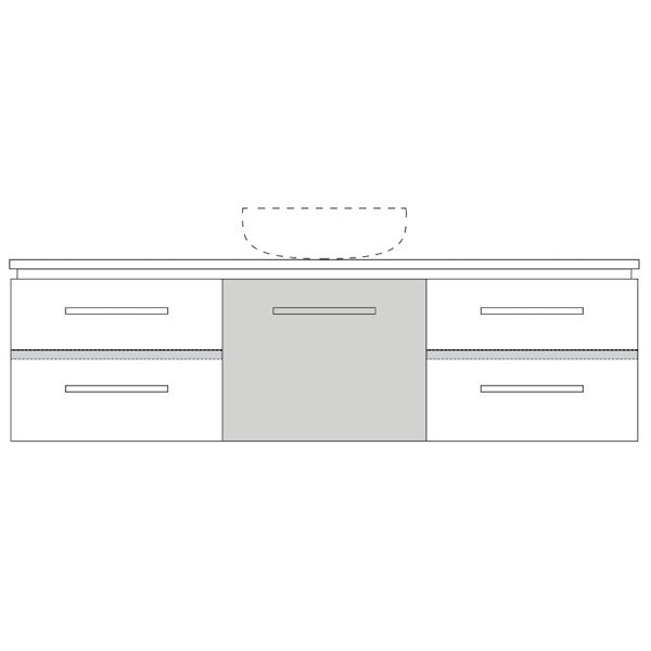 Marquis Riviera Wall Hung Vanity