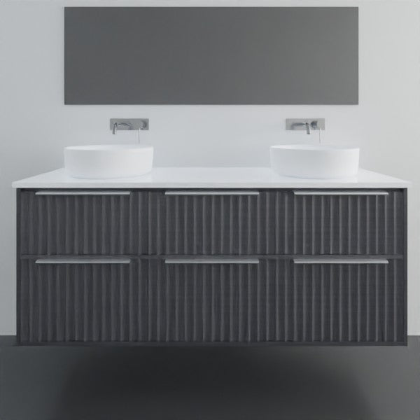 Marquis Salamander9 Wall Hung Vanity - 1500 Double Bowl | The Blue Space