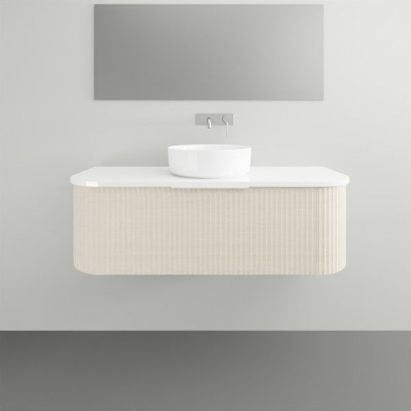 Marquis Shore 1 Drawer Wall Hung Vanity with Symphony Solid Surface Top and Basin
