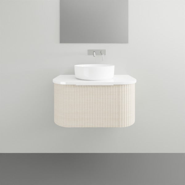 Marquis Shore 1 Drawer Wall Hung Vanity with Symphony Solid Surface Top and Basin - Image 1