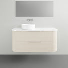 Marquis Shore 2 Drawer Wall Hung Vanity - 1200 Offset Bowl | The Blue Space