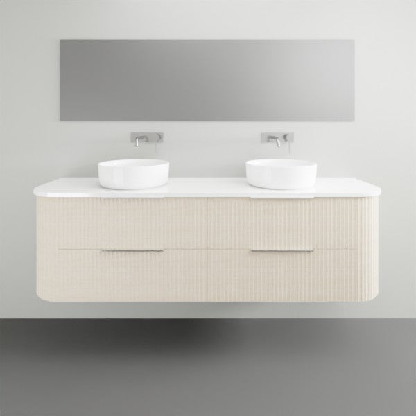 Marquis Shore 2 Drawer Wall Hung Vanity - 1800 Double Bowl | The Blue Space
