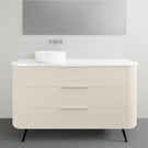 Marquis Shore Floor Standing Vanity on Legs - 1500 Offset Bowl | The Blue Space