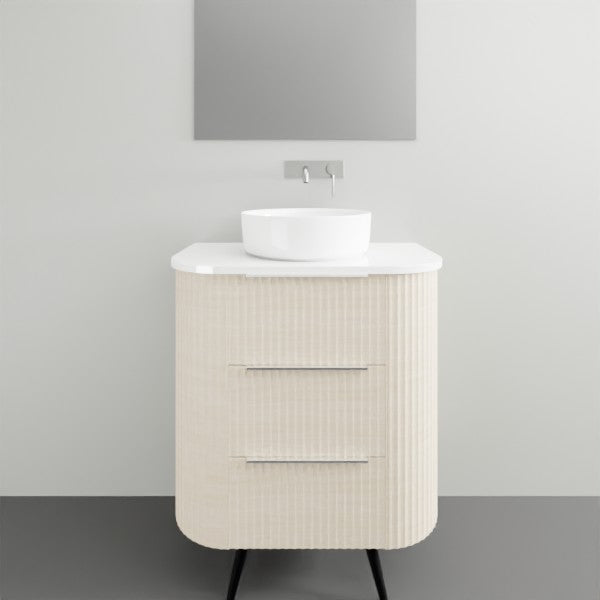 Marquis Shore Floor Standing Vanity on Legs - 750 Centre Bowl | The Blue Space