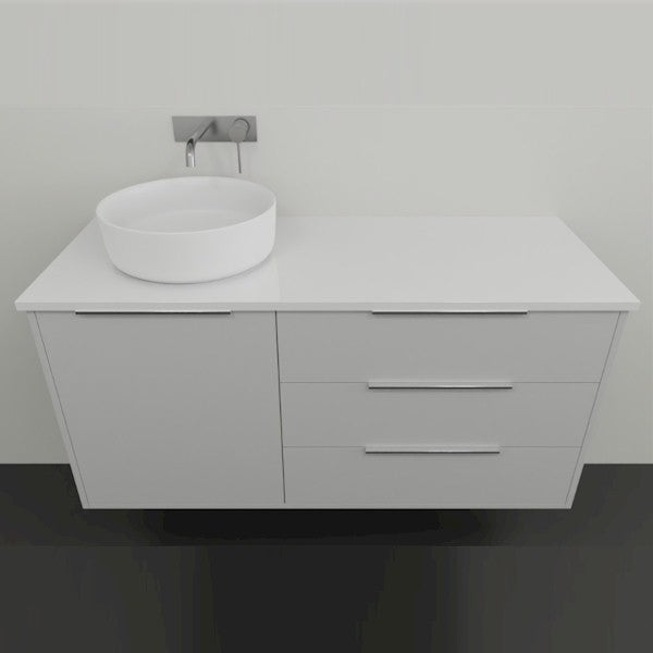 Marquis Shortland3 Wall Hung Vanity - 1200mm Offset Bowl | The Blue Space