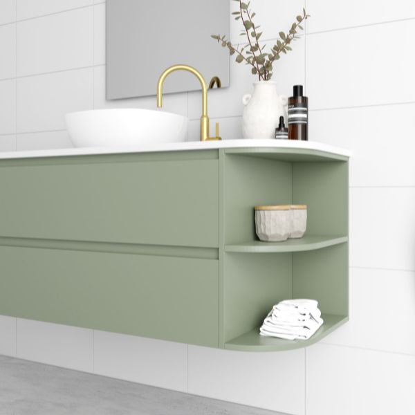 Marquis Avion Wall Hung Vanity with Caesarstone, Vasari or Dekton Top and Basin