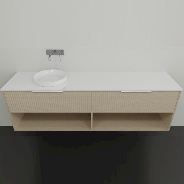 Marquis Merewether Wall Hung Vanity with Symphony Solid Surface Top and Basin