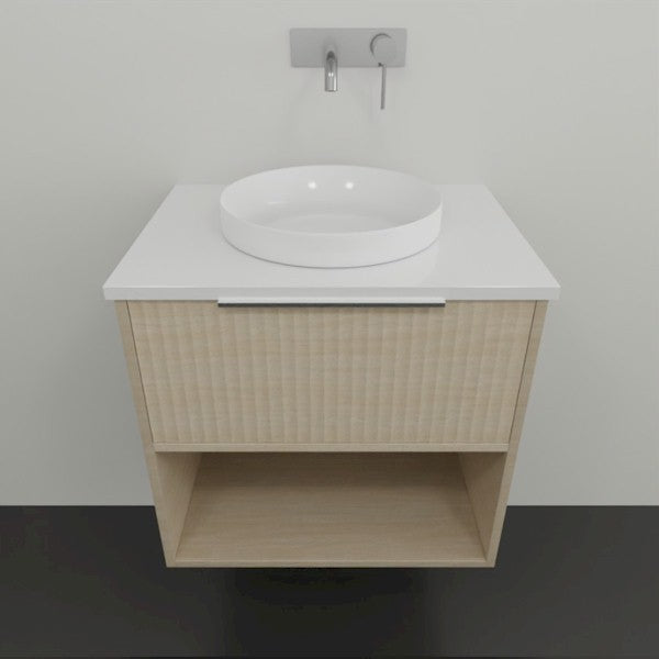 Marquis Merewether Wall Hung Vanity with Symphony Solid Surface Top and Basin