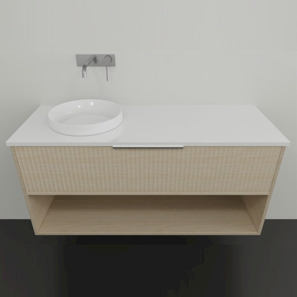 Marquis Merewether Wall Hung Vanity - 1200mm Offset Bowl | The Blue Space