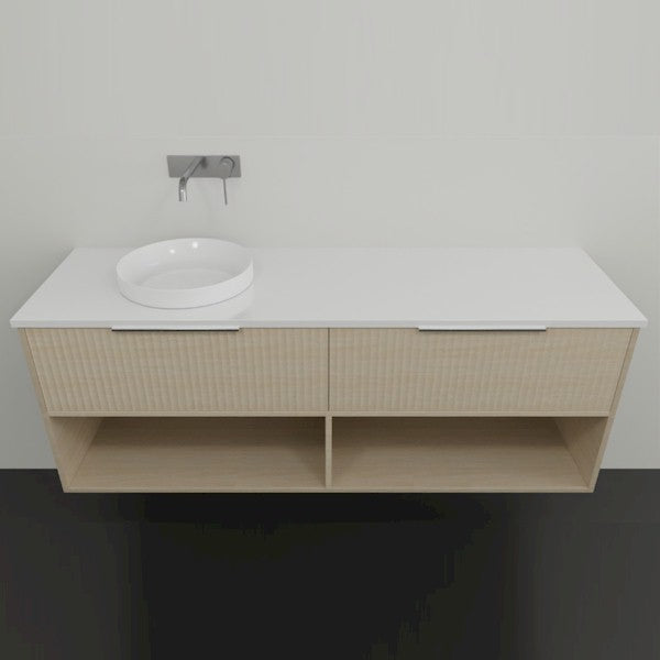 Marquis Merewether Wall Hung Vanity - 1500mm Offset Bowl | The Blue Space
