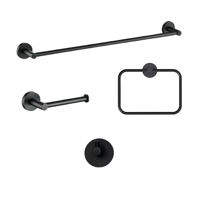 Matte Black Bathroom Accessories Package — The Blue Space