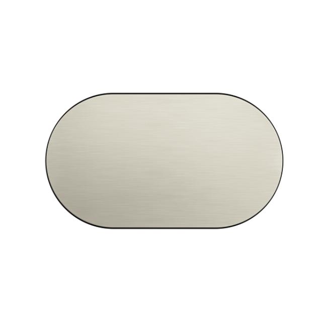 Meir Oppen T-Pull Cabinet Handle Oval Brushed Nickel