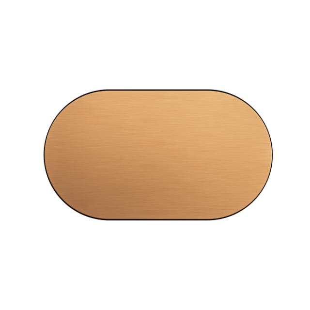 Meir Oppen T-Pull Cabinet Handle Oval Lustre Bronze
