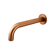Meir Round Curved Spout 200mm Lustre Bronze