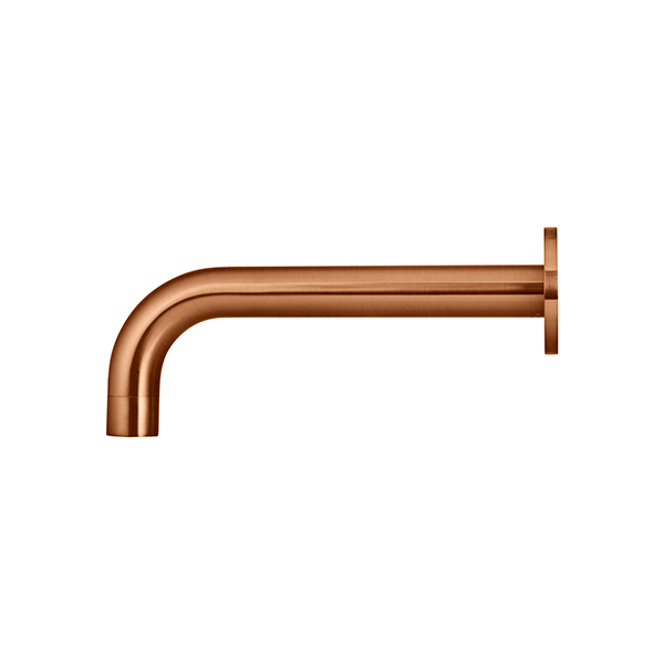 Meir Round Curved Spout 200mm Lustre Bronze