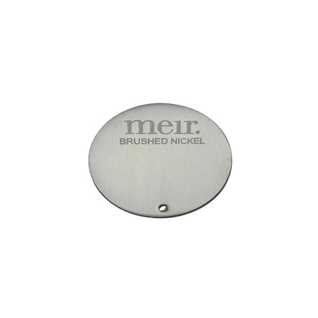 Meir Colour Samples In PVD Brushed Nickel - The Blue Space