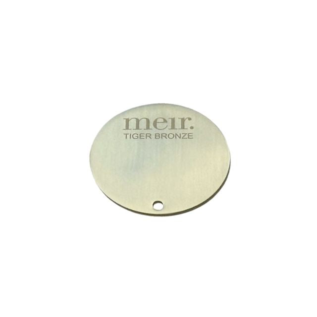 Meir Colour Samples In Tiger Bronze Gold - The Blue Space