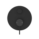 Nero Mecca Shower Mixer With Diverter Matte Black Front View | The Blue Space