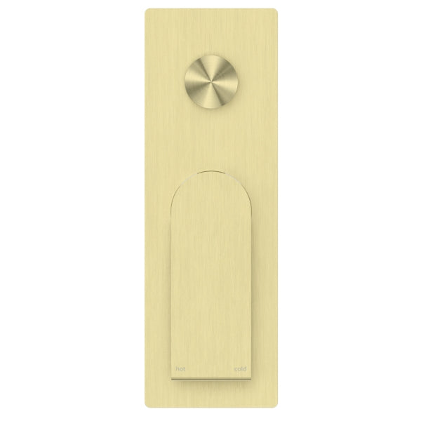 Nero Bianca Shower Mixer With Diverter Brushed Gold