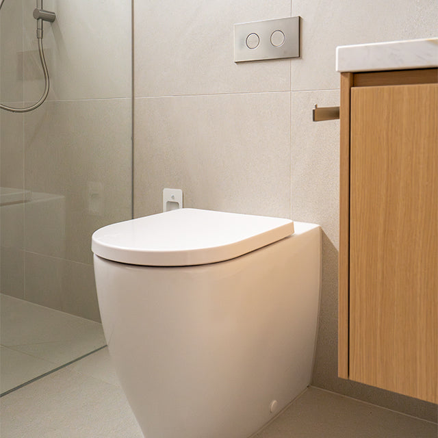 Caroma Urbane II Cleanflush Wall Faced Invisi Series II Toilet Suite