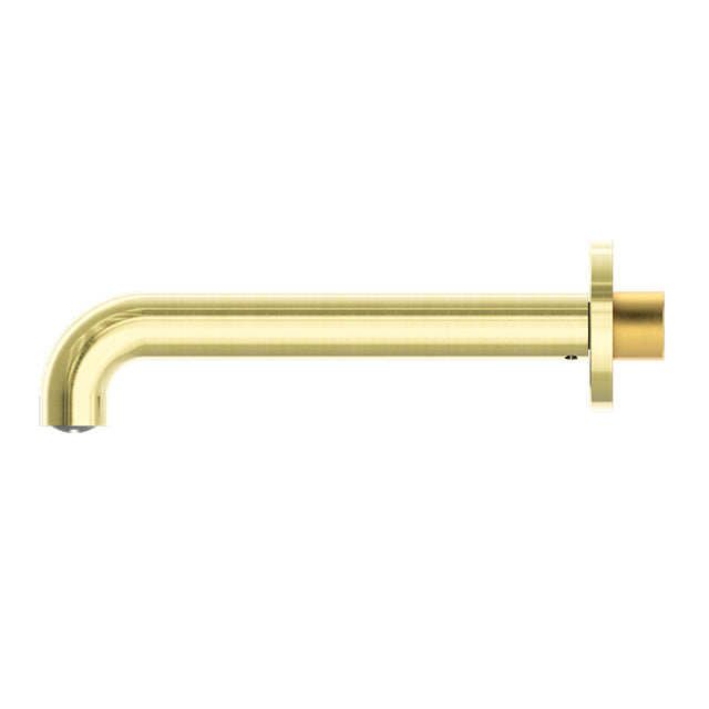 Nero Mecca Basin/Bath Spout Only 230mm Brushed Gold
