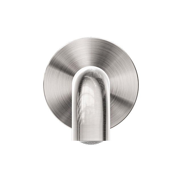 Nero Mecca Basin/Bath Spout Only 185mm Brushed Nickel