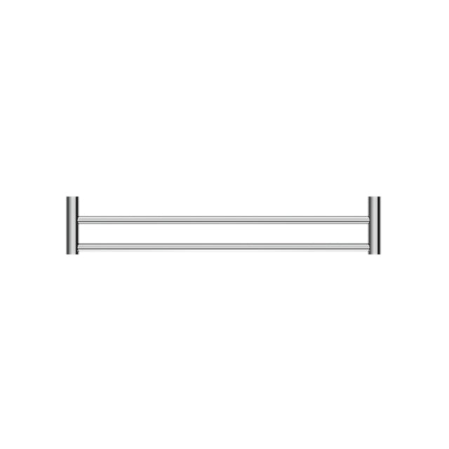 Nero New Mecca Double Towel Rail 600mm Chrome