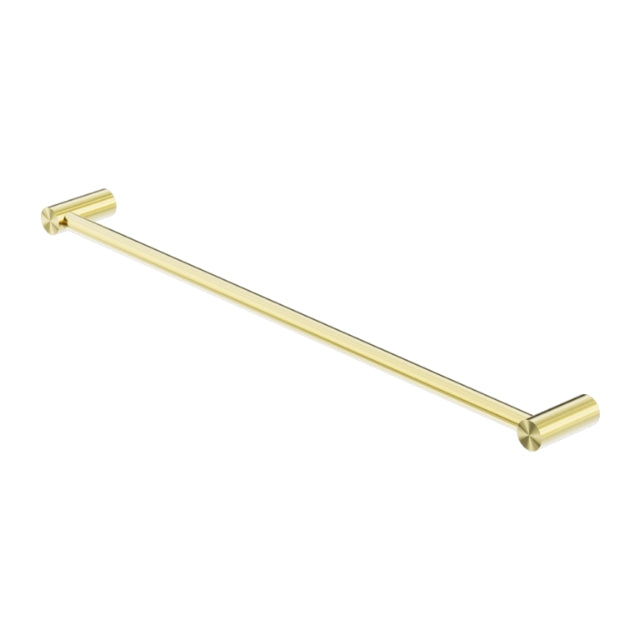 Nero New Mecca Single Towel Rail 800mm Brushed Gold NR2330BG | The Blue Space