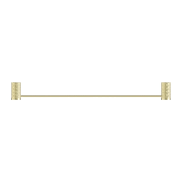 Nero Opal Single Towel Rail 800mm Brushed Gold