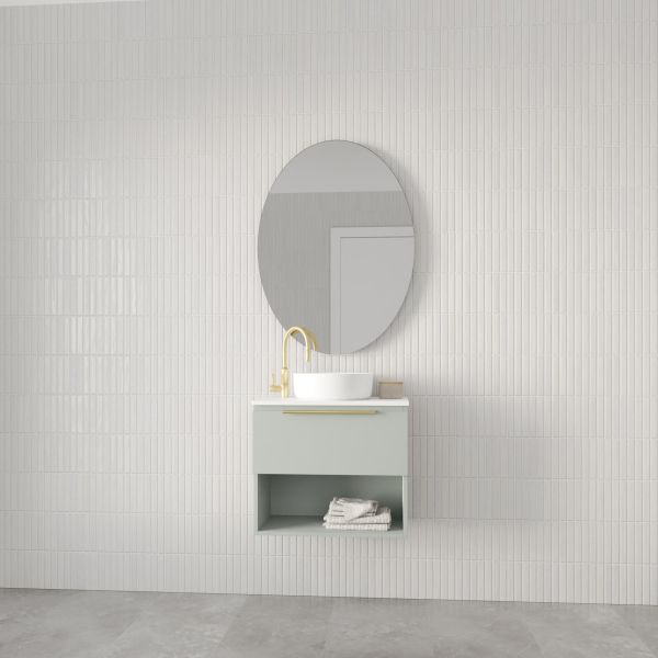 Marquis Oxford Ensuite1 Vanity - 600mm Centre Bowl Angled | The Blue Space