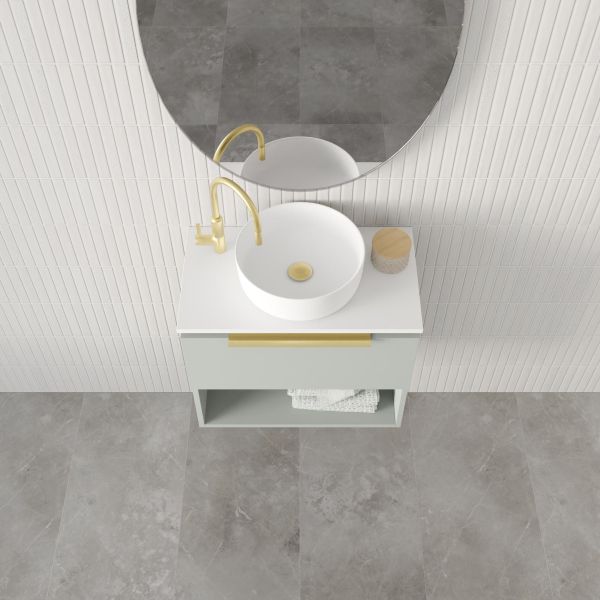 Marquis Oxford Ensuite1 Vanity - 600mm Centre Bowl Top | The Blue Space