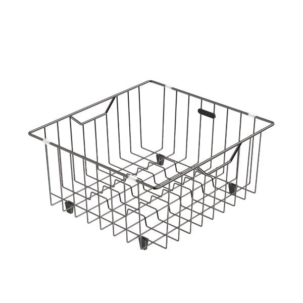 Phoenix Wire Basket Brushed Black
