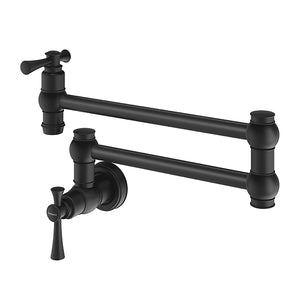 Phoenix Cromford Wall Mounted Pot Filler Matte Black