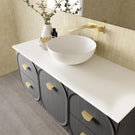 Marquis Port 5 Basin Detail Wall Hung Vanity - 1200mm Centre Bowl | The Blue Space