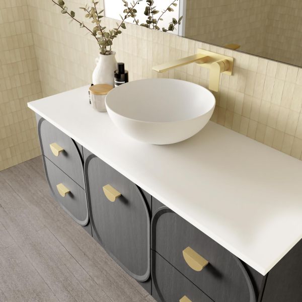 Marquis Port 5 Basin Detail Wall Hung Vanity - 1200mm Centre Bowl | The Blue Space