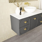 Marquis Port 5 Side Wall Hung Vanity - 1200mm Centre Bowl | The Blue Space