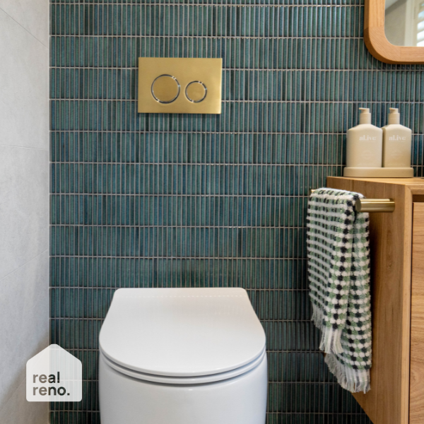 Meir Sigma 21 Dual Flush Plate by Geberit - Tiger Bronze