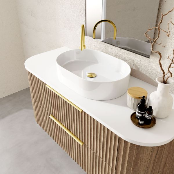 Marquis Shores Wall Hung Vanity - 1200mm Centre Bowl Basin Detail | The Blue Space