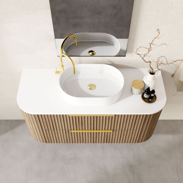 Marquis Shores Wall Hung Vanity - 1200mm Centre Bowl Top | The Blue Space