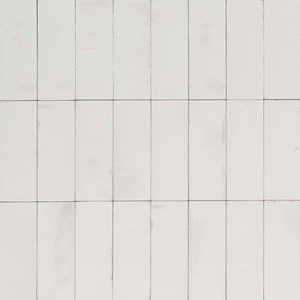 Sicily Bianco White Gloss Bejmat Cushioned Edge Porcelain Tile 50x150mm