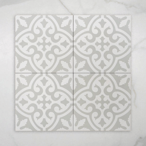 Tamarama Soft Grey Matt P3 Cushioned Edge Porcelain Tile 300x300mm online at The Blue Space