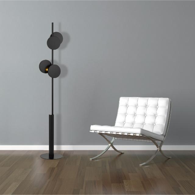 Telbix Amparo G9 Floor Lamp  AMPAROFL-BK - The Blue Space